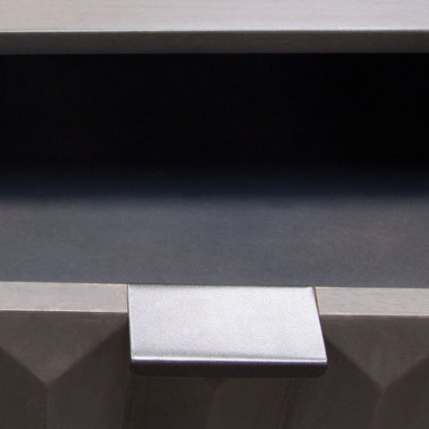 Spectrum 2-Drawer Accent Table, Smoke Gray Finish By Diamond Sofa