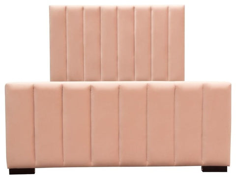 Diamond Sofa Venus Tufted Upholstered Platform Bed, Blush Pink, Eastern King By Diamond Sofa