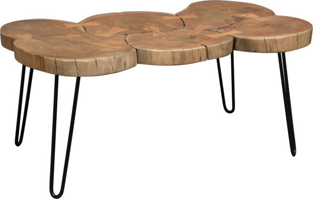 Joss Rectangle Cocktail Table - Natural By Diamond Sofa