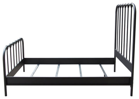 Mateo Powder Coat Metal Bed, Rust Brown, Queen By Diamond Sofa