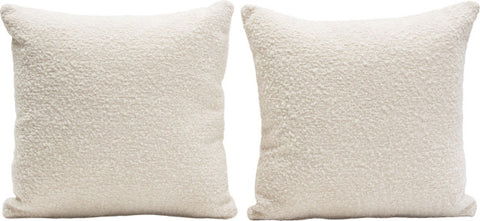 Square Accent Pillows (Set of 2) - Bone By Diamond Sofa