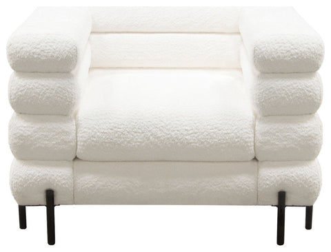 Vox Tufted Chair, White By Diamond Sofa