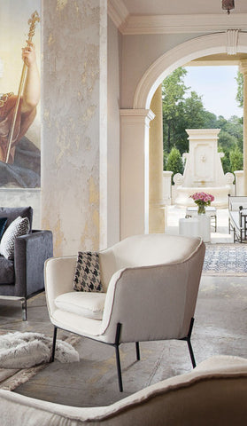 Status Accent Chair, Cream By Diamond Sofa