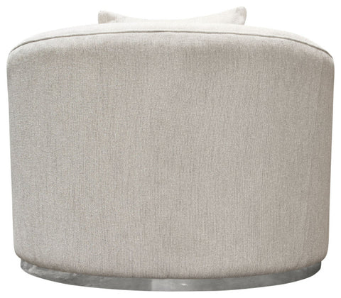 Raven Chair, Light Cream Fabric By Diamond Sofa
