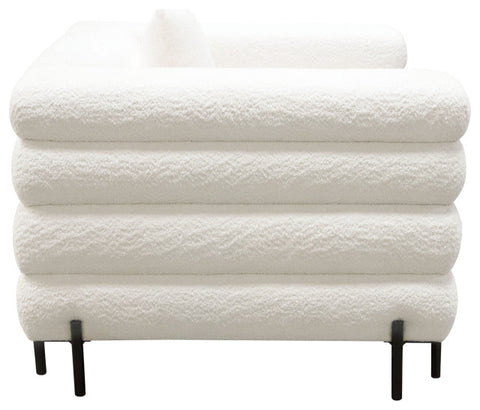 Vox Tufted Chair, White By Diamond Sofa