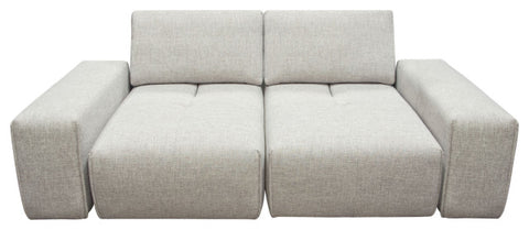 Jazz Modular 2-Seater with Adjustable Backrests in Light Brown Fabric By Diamond Sofa