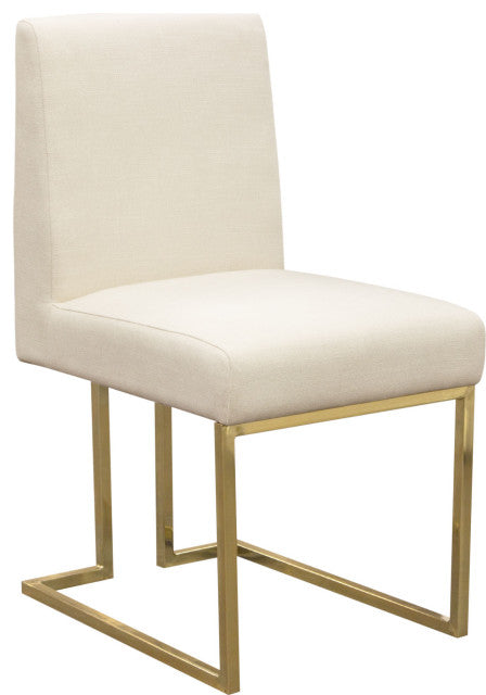 Skyline Dining Chairs, Set of 2, Cream By Diamond Sofa
