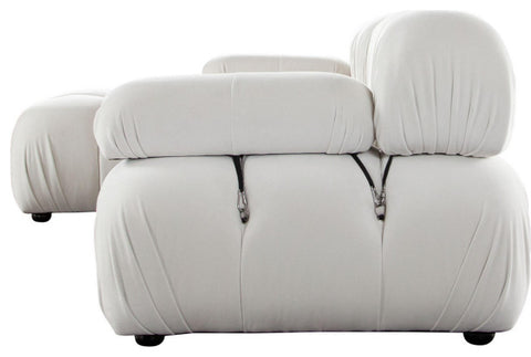 Paloma 4PC Modular 111" Reversible Chaise Sectional By Diamond Sofa