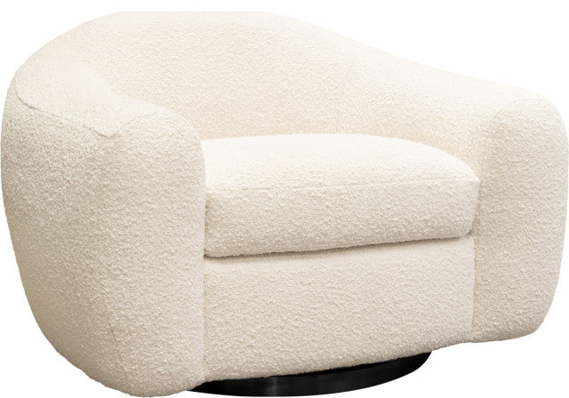Pascal Swivel Chair - Bone By Diamond Sofa