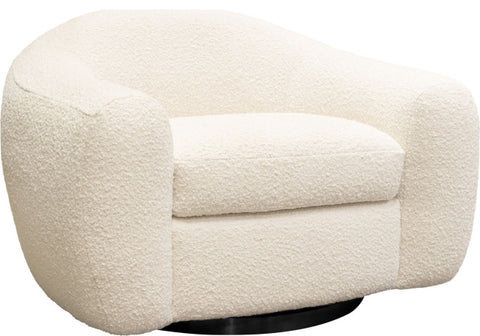 Pascal Swivel Chair - Bone By Diamond Sofa