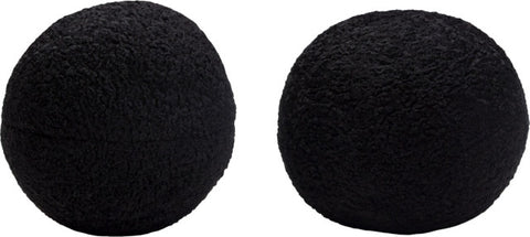 Round Accent Pillows (Set of 2) - Black By Diamond Sofa