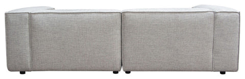 Vice 2-Piece Modular Sofa, Barley Fabric By Diamond Sofa