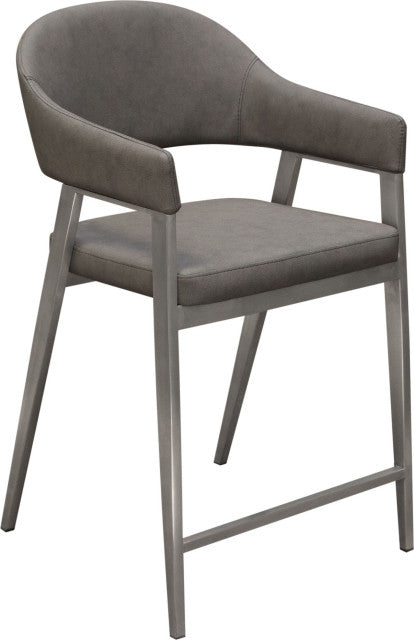 Adele Counter Height Chairs (Set of 2) - Gray By Diamond Sofa