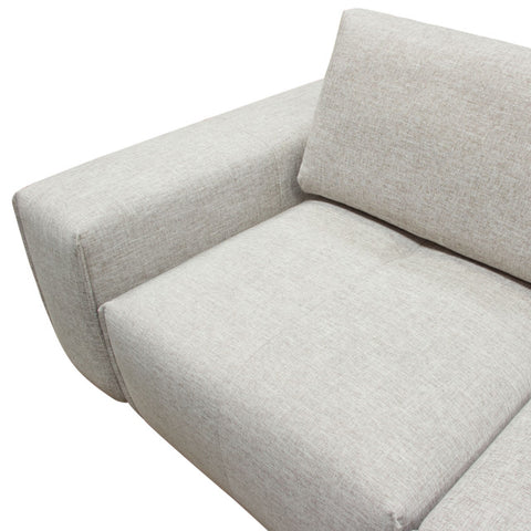 Jazz Modular 5-Seater Corner Sectional Backrests in Light Brown Fabric By Diamond Sofa