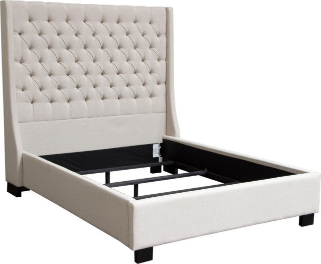 Park Avenue Tufted Bed - Desert Sand, King By Diamond Sofa