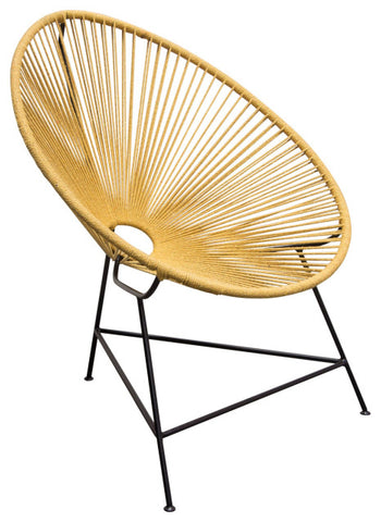 Sativa 2 Accent Chairs, Orange Rope By Diamond Sofa