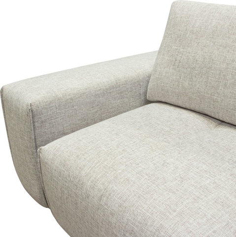 Jazz Modular 2 Seater With Adjustable Backrest, Light Brown By Diamond Sofa