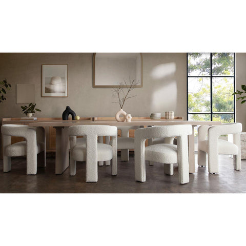 Scout Accent Chair in Ivory Boucle Fabric By Diamond Sofa