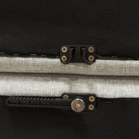 Jazz Modular 2-Seater with Adjustable Backrests in Light Brown Fabric By Diamond Sofa