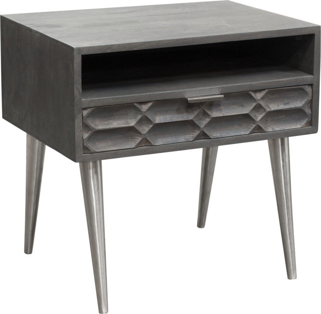 Petra Accent Table - Gray By Diamond Sofa