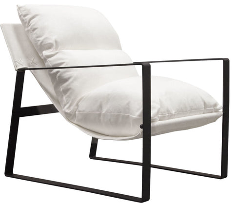 Miller Sling Accent Chair - White By Diamond Sofa