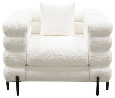 Vox Tufted Chair, White By Diamond Sofa