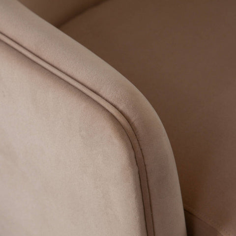Leyah Accent Chair in Camel Performance Velvet By Diamond Sofa