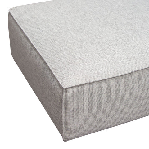 Vice Square Ottoman, Barley Fabric By Diamond Sofa