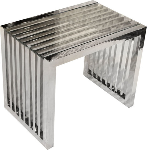 Soho End Table - Stainless Steel By Diamond Sofa