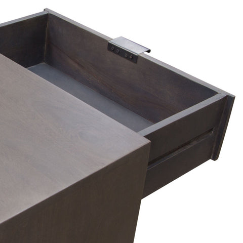 Spectrum 2-Drawer Accent Table, Smoke Gray Finish By Diamond Sofa