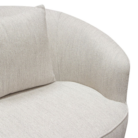 Raven Chair, Light Cream Fabric By Diamond Sofa