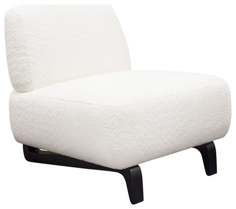 Vesper Armless Chair, White By Diamond Sofa