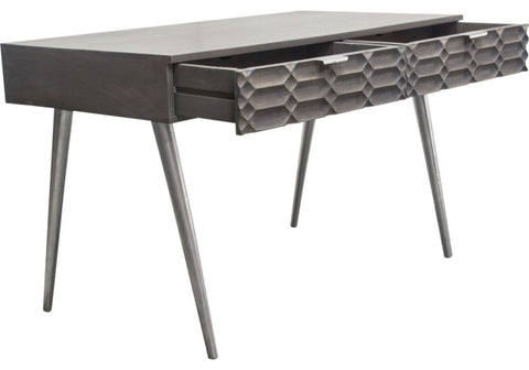 Petra Writing Desk - Gray By Diamond Sofa