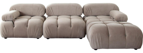 Paloma 4PC Modular 111" Reversible Chaise Sectional By Diamond Sofa