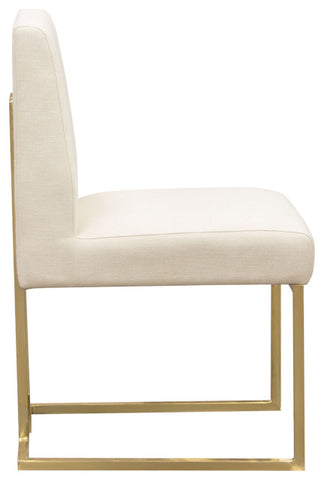 Skyline Dining Chairs, Set of 2, Cream By Diamond Sofa