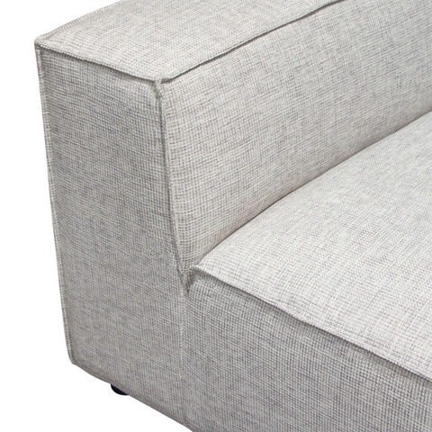 Vice Armless Chair, Barley Fabric By Diamond Sofa