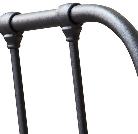 Mateo Powder Coat Metal Bed, Rust Brown, Queen By Diamond Sofa