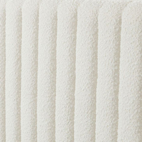 Brooke 54" Queen Bed in Ivory Boucle By Diamond Sofa