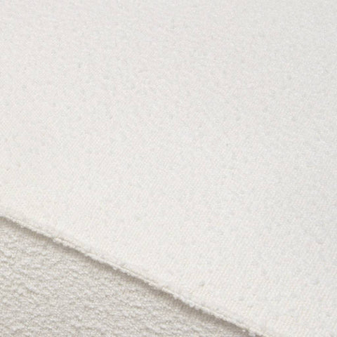 Cara Square Modular Lounger in Ivory Boucle Fabric By Diamond Sofa