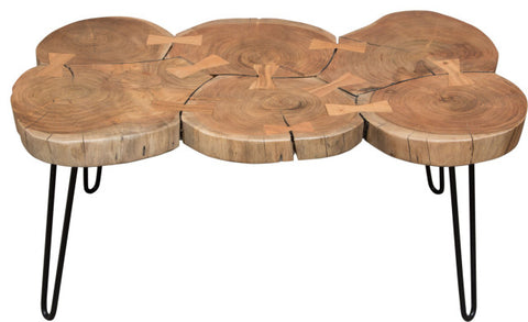 Joss Rectangle Cocktail Table - Natural By Diamond Sofa