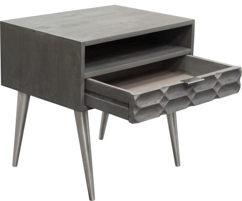 Petra Accent Table - Gray By Diamond Sofa
