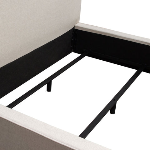 Cloud 43" Low Profile Queen Bed in Sand Fabric By Diamond Sofa