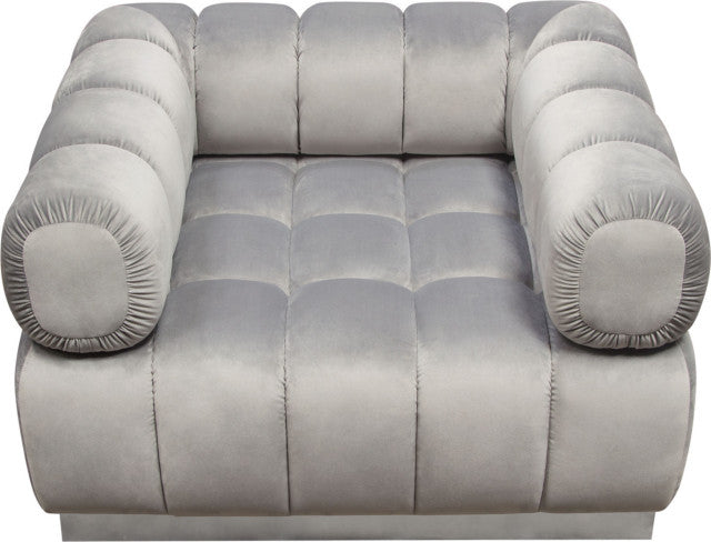 Image Low Profile Chair, Gray By Diamond Sofa