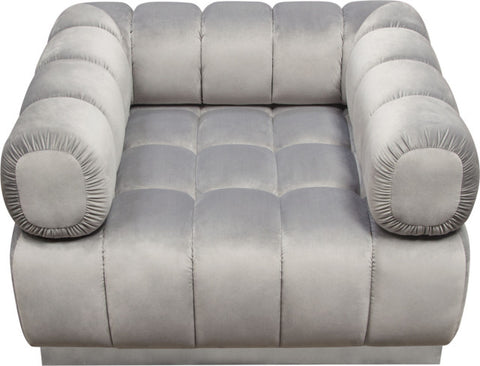 Image Low Profile Chair, Gray By Diamond Sofa