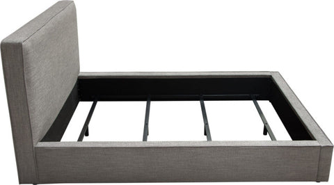 Cloud Low Profile Bed - Gray, Queen By Diamond Sofa