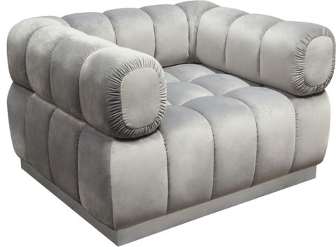 Image Low Profile Chair, Gray By Diamond Sofa