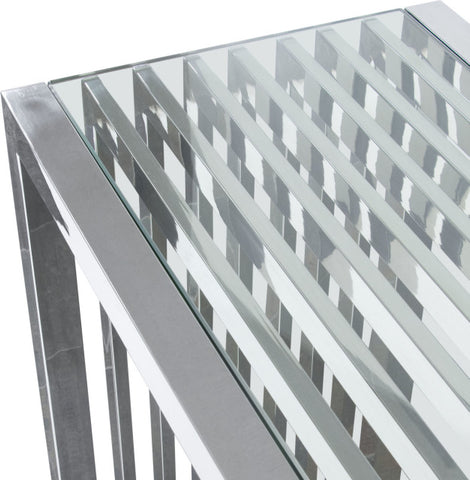 SOHO Console Table - Stainless Steel By Diamond Sofa