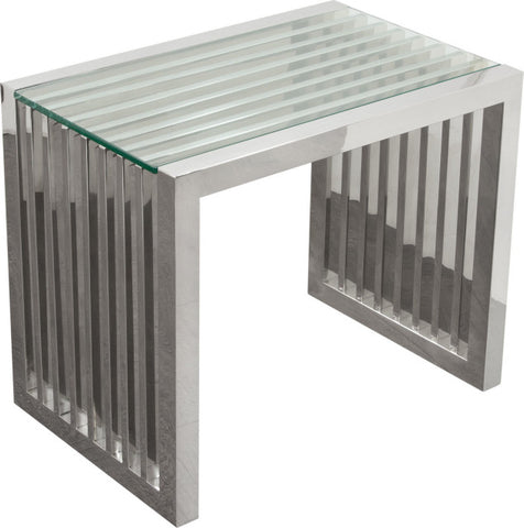 Soho End Table - Stainless Steel By Diamond Sofa
