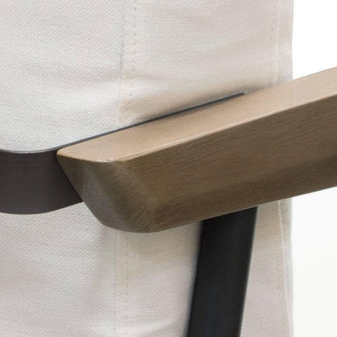 Blair Accent Chair in White Fabric By Diamond Sofa