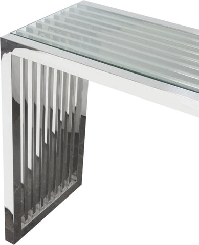 SOHO Console Table - Stainless Steel By Diamond Sofa